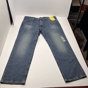 Levi's 541 Athletic Taper Men SZ 42 x 32 Blue Denim Jean Stretch Five Pocket NEW